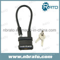 Cerradura de seguridad negra del arma del cable impreso